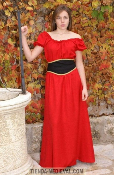 VESTIDO ARTESANA ROJO