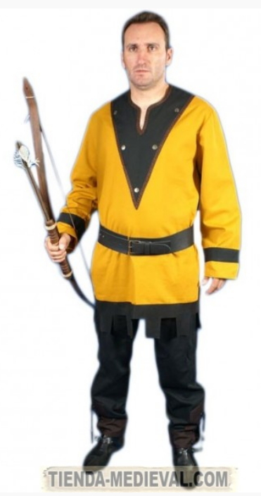 TRAJE TUNICA MEDIEVAL AGRIS