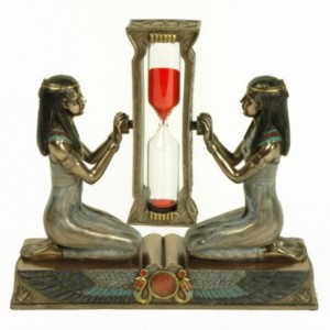 reloj de arena egipcio