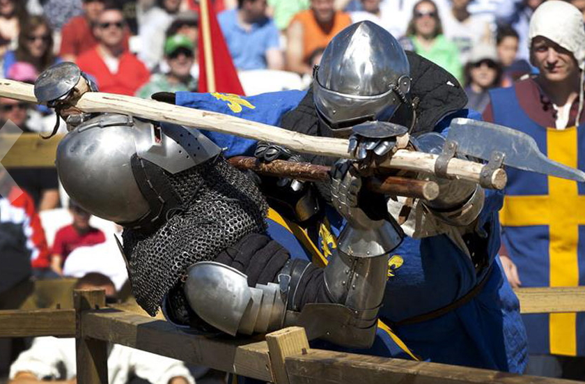 UN COMBATE MEDIEVAL