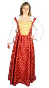 Traje medieval dama Lucrecia