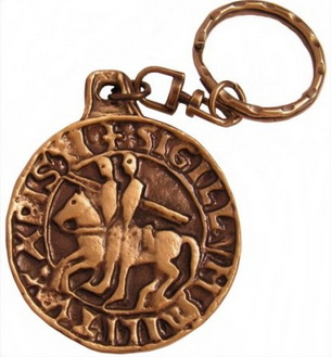 Llavero sello templario