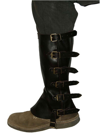 Polainas correas flor