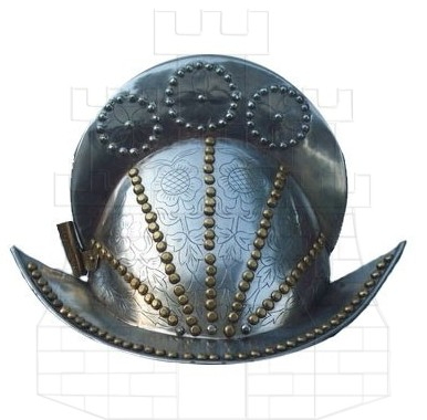 Capacete morrión decorado