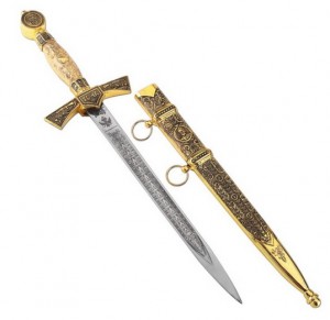 DAGA DECORADA CON VAINA