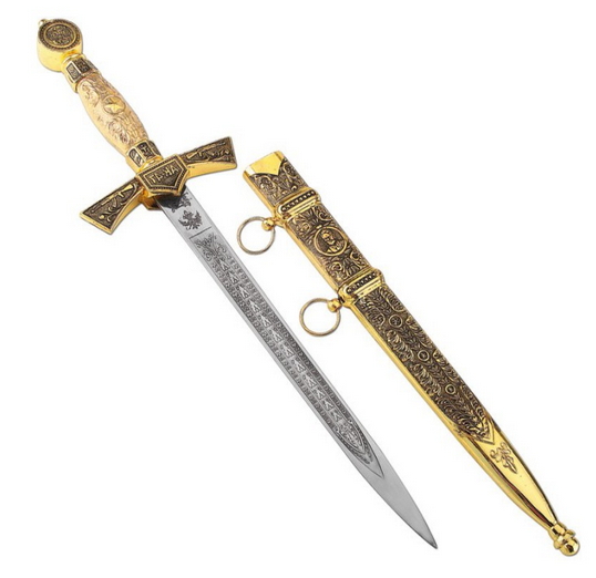 DAGA DECORADA CON VAINA