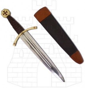 DAGA TEMPLARIA CON VAINA