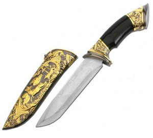 Daga decorada con vaina1