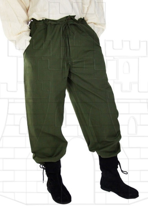 Calça Medieval Verde Suave