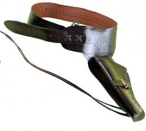 Canana piel 1 revólver para zurdos