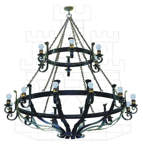 Forja Medieval: apliques, lámparas, antorchas ...
