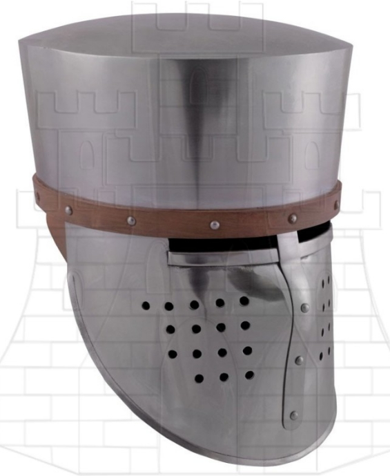 Casco medieval cruzados año 1180