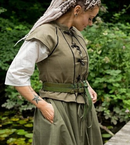 Chaleco medieval mujer Tristan