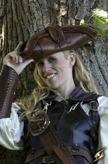 Sombrero pirata mujer