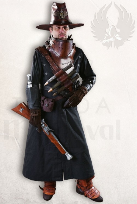 Abrigo medieval Kandor negro