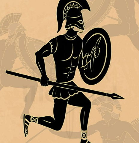 Estandarte Luchadores Griegos