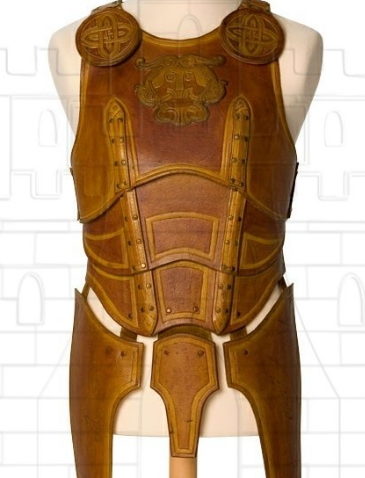 Armadura cuero rey medieval
