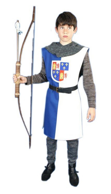 Trajes y vestidos medievales para niñas y niños
