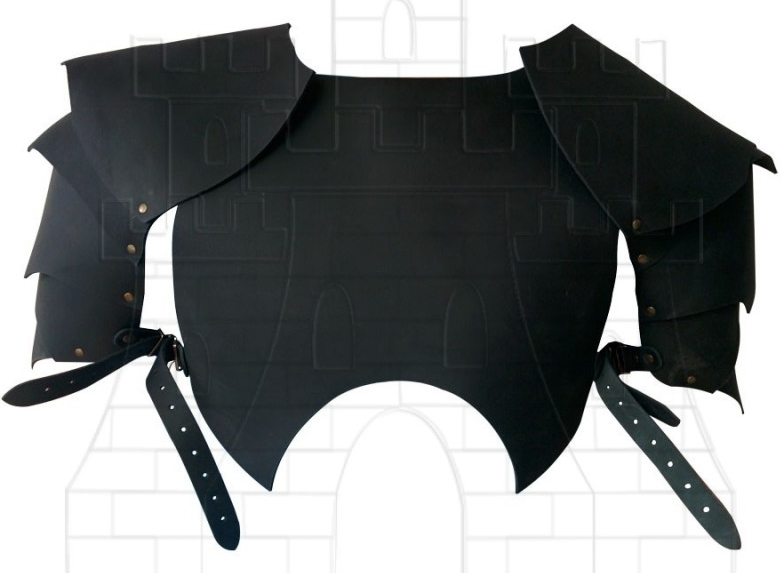 Gorjal medieval con hombreras