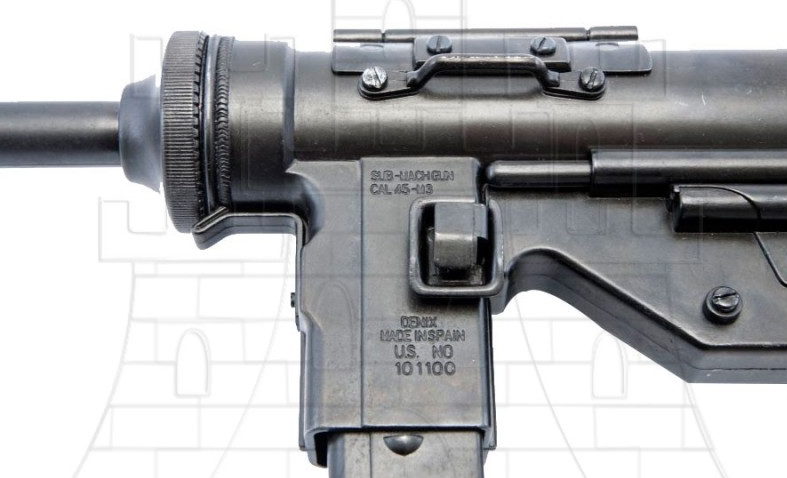 Ametralladora M3 Grease Gun USA de la Segunda Guerra Mundial 3 Ametralladora M3 Grease Gun USA de la Segunda Guerra Mundial