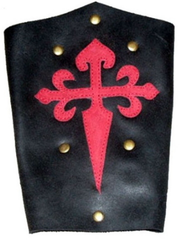 Brazaletes templarios negro y rojo Brazaletes templarios negro y rojo