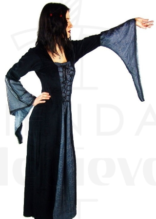 VESTIDO GOTICO MUJER