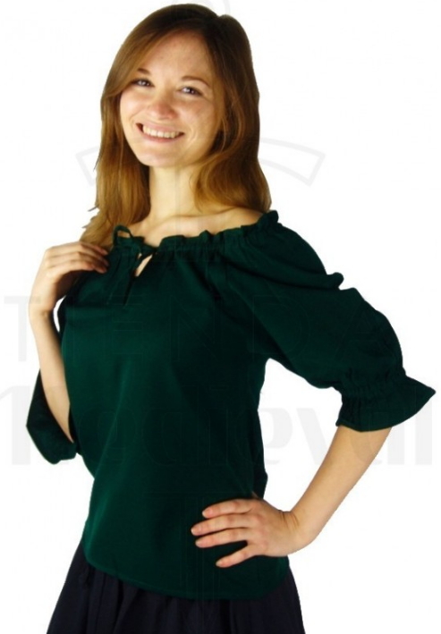 Blusa medieval verde