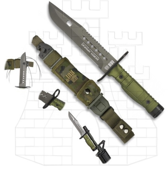Cuchillo táctico Bayoneta verde