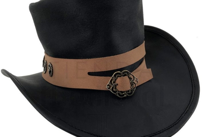 Sombrero Chistera Steampunk negro
