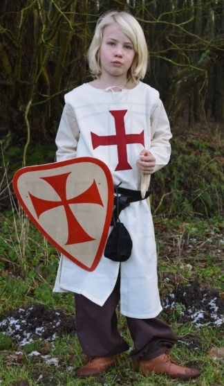 Tabardos medievales para niños