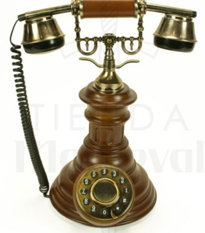 Teléfono Vintage balustra de sobremesa funcional