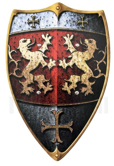 Escudo para niños Caballero de Lowenfels