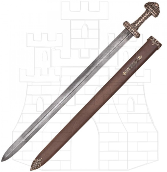 Espada Vikinga isla Eigg Acero Damasco
