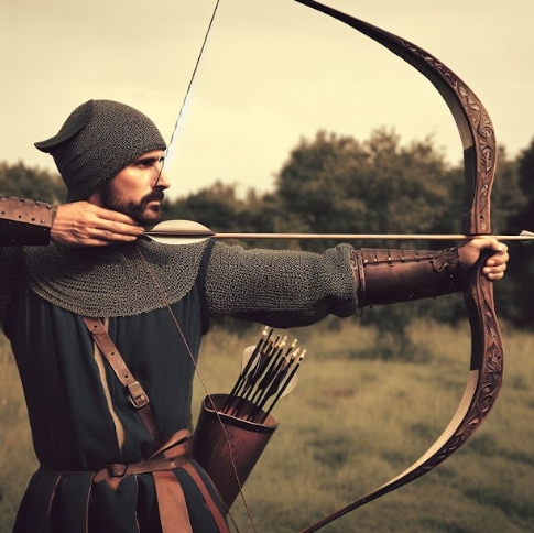 Set de arco y flechas de guerrero Medieval. Have Fun!