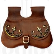 Bolsa Riñonera Medieval Para Cinturón, Baja Edad Media
