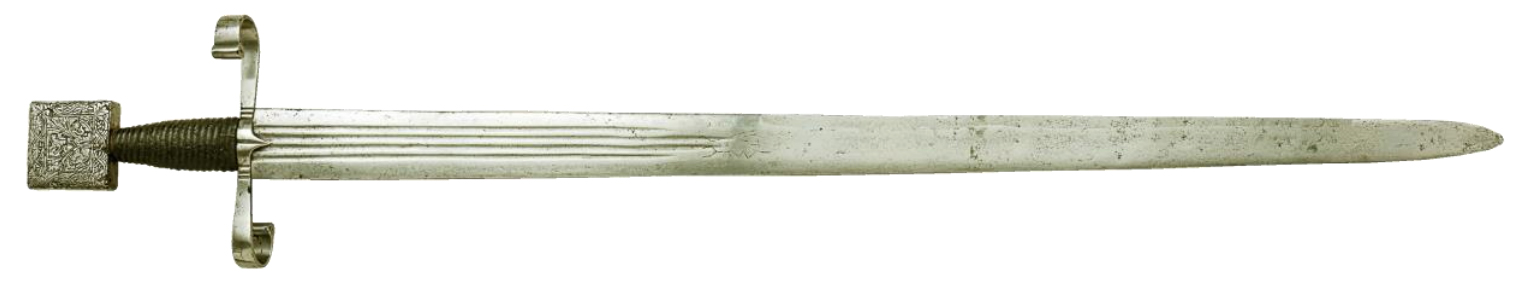 Espada de Cruz Perrillo o Lobo (siglo XV)