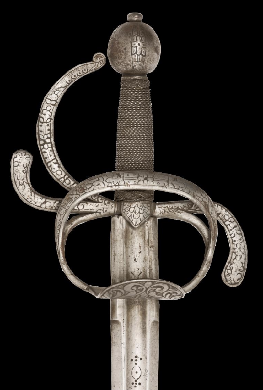 Espada de Lazo pomo ovoide, Sebastián Hernández, el viejo (siglo XVI)