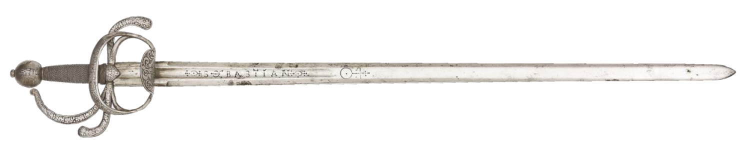 Espada de Lazo pomo ovoide, Sebastián Hernández, el viejo (siglo XVI)