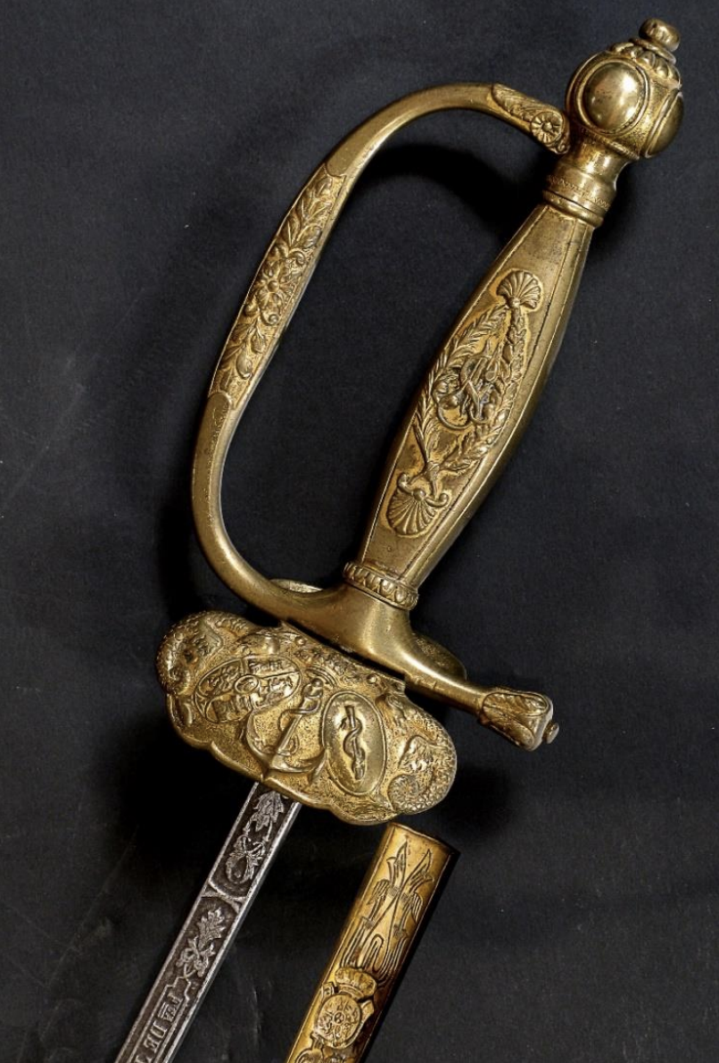 Espada de Ceñir, Cuerpo de Sanidad Marítima (modelo 1867)