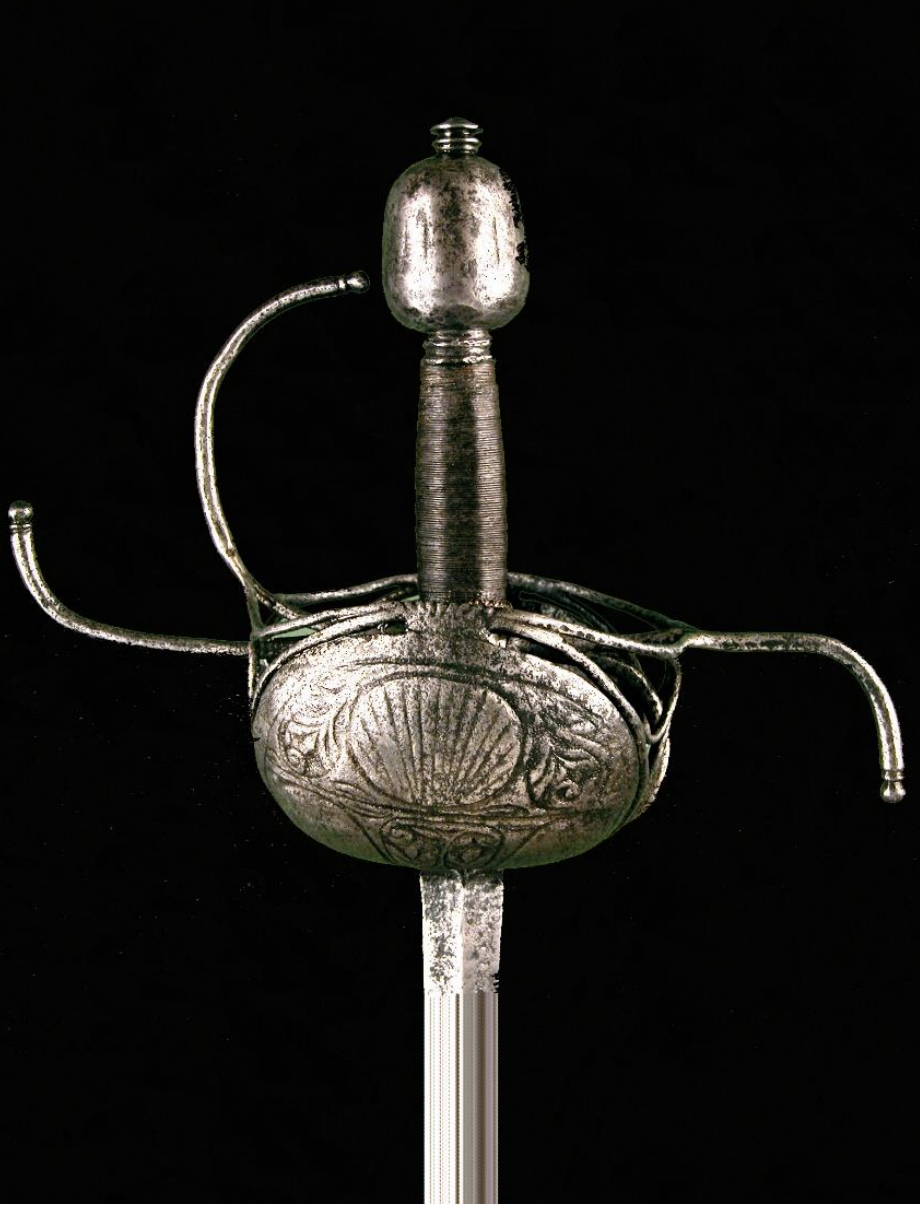 Espada de Conchas, marca espadero (siglo XVII)