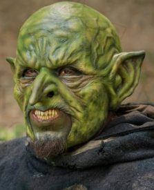 Máscara Duende Maligno Verde