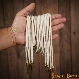 Juego 5 Aiglets Color Crema Con Cordeles