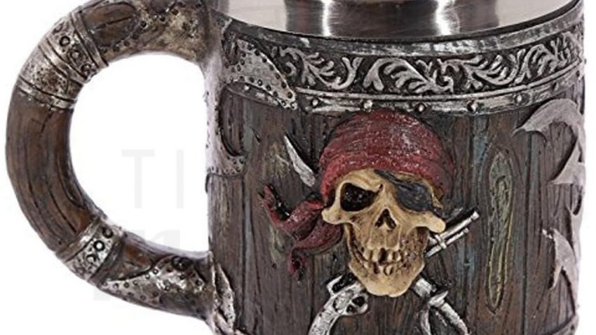 Taza Decorativa De Los Piratas