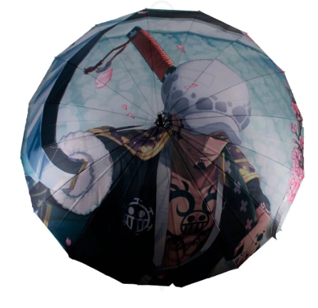 Paraguas mango katana Trafalgar Law de One Piece