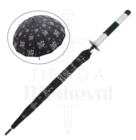 Paraguas mango katana de Sanemi Shinazugawa Kimetsu No Yaiba