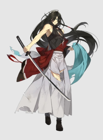 Katana de Izuminokami Kanesada de Touken Ranbu