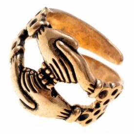 Anillo medieval de compromiso matrimonial