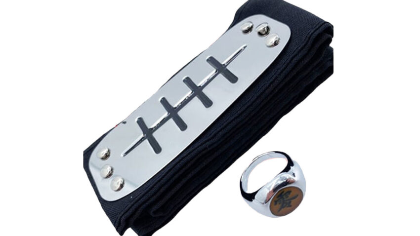 Bandana y anillo Aldea Oculta de la Lluvia, Naruto