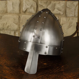 Casco tipo Spangenhelm de Thor en acero