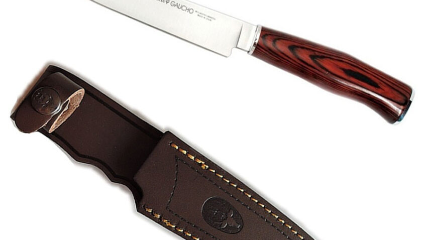 Cuchillo caza Gaucho, madera cocobolo